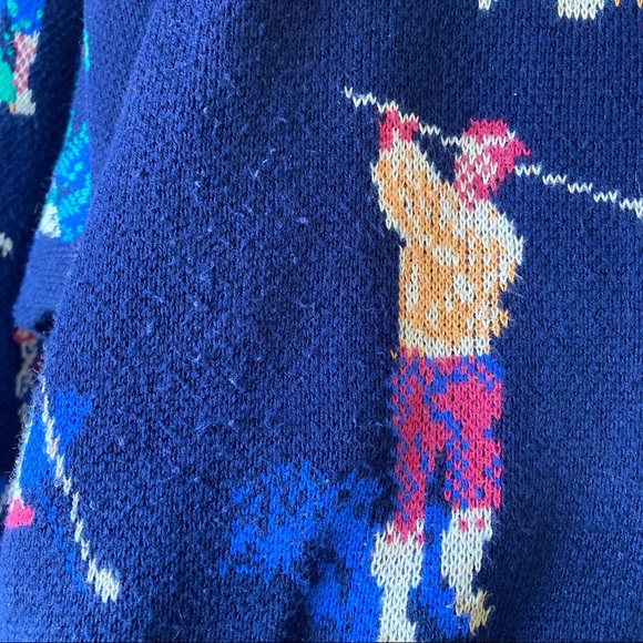 Vintage golf sweater made in USA - Picture 6 of 7